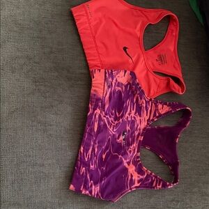 Nike Pro Tops - Red and Purple